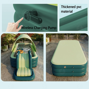 Piscina inflable <span class=keywords><strong>de</strong></span> 2,1/2,6/3M, <span class=keywords><strong>piscinas</strong></span> grandes con toboganes <span class=keywords><strong>de</strong></span> agua y sombrilla para juego familiar - Product Image 6