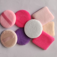 Vente en gros de poudres en vrac super douces effet cristal et éponges à poudre de miel, houppettes de poudre fixatrice rondes super douces effet cristal