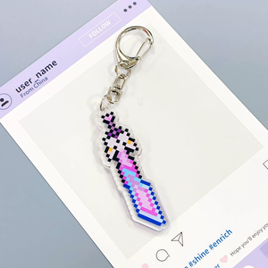 Venta al por mayor, precio <span class=keywords><strong>de</strong></span> fábrica, gran oferta: Mini llavero colgante <span class=keywords><strong>de</strong></span> acrílico <span class=keywords><strong>Mine</strong></span>-craft <span class=keywords><strong>de</strong></span> 4-7 cm, personalizable para colgar en la bolsa. - Product Image 4