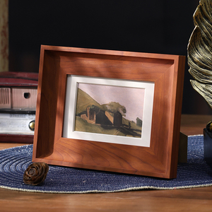 Tùy chỉnh cổ điển rắn gỗ khung ảnh với đau khổ kết thúc, trang trại bàn hiển thị đứng cho tùy chỉnh kích thước in - Product Image 2