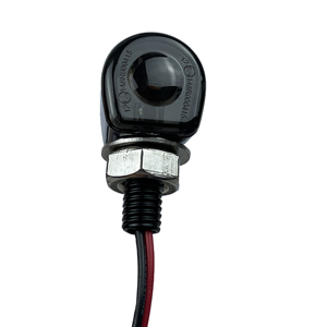 Luz LED de señal de giro universal para motocicleta, indicador de aleación de Zinc negro con intermitente impermeable, voltaje de 12V para scooters - Product Image 6