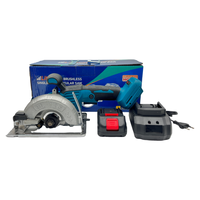 Scie circulaire électrique sans balais professionnelle de 5 pouces, 21V, outil électrique industriel portable pour le bois avec une profondeur de coupe de 45 mm