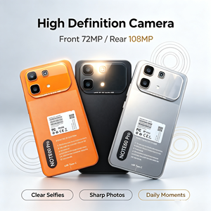 Teléfono Inteligente Android Note60 Pro 5G Desbloqueado, Gran Memoria 12GB-512GB RAM, Tecnología de Vanguardia, Estilo Tecno, Gran Venta en África, 7800mAh - Product Image 6