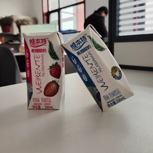 200ML Prism Type CARTON <b>PACK</b> CARDBOARD PAPER JUICE/MILK CARTONS <b>BOXES</b> PACKAGING for FILLING JUICE - Product Image 1