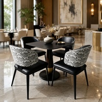 Tables et chaises de café personnalisables en bois massif, ensembles de salle à manger commerciaux avec banquettes pour restaurants, cafés, salons de thé, et magasins de thé au lait