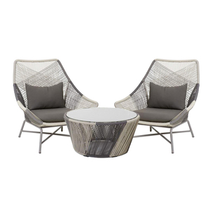 Mobilier de Jardin Moderne d'Extérieur pour Bistro, Balcon et Terrasse – Ensembles Tables et Chaises en Rotin/<span class=keywords><strong>Osier</strong></span> pour Salle à Manger et Jardin - Product Image 1