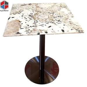 Mesa de hotel de granito, patas negras de acero inoxidable, <span class=keywords><strong>Patagonia</strong></span>, venta al por mayor - Product Image 1