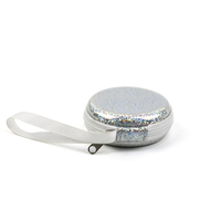 Mini écouteurs intra-auriculaires filaires étui rigide blanc brillant étui accessoire de téléphone Compact voyage BT casque EVA étui