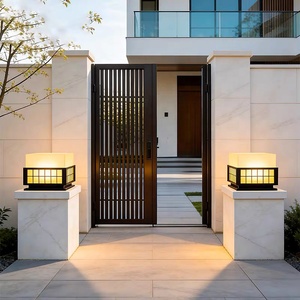 Lampes à pilier LED modernes, étanches et d'extérieur pour décorer les clôtures de cour, les piliers muraux, les portails. - Product Image 6