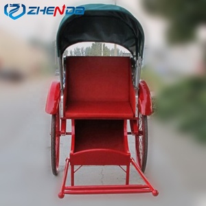 Rickshaw traditionnel à deux roues, type calèche, pour usage extérieur, mariages et visites touristiques - Product Image 4