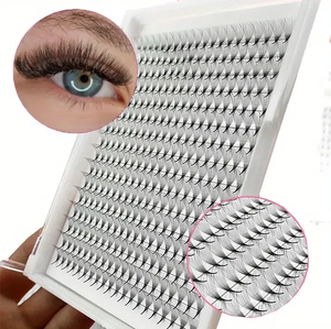 Dradon XL 240 ventiladores nuevos ventiladores de volumen prefabricados tallo largo súper suave 0,05 3D-10D Extensiones de pestañas de visón Bandejas suministros de extensión de pestañas - Product Image 1