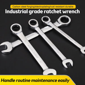 7mm Ratcheting Combination Wrench In Stock High Grade Chrome Vanadium Steel 72 Teeth - Product Image 2