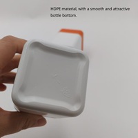 Bouteille en plastique carrée vide de 180 ml pour la vente en gros et la personnalisation, conteneur pour capsules, médicaments, comprimés, bonbons et emballages de produits de santé