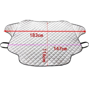Couvercle de <span class=keywords><strong>pare</strong></span>-soleil magnétique imperméable pour fenêtre, garde la voiture fraîche, <span class=keywords><strong>pare</strong></span>-<span class=keywords><strong>brise</strong></span>, protection d'essuie-glace pour la neige en hiver - Product Image 2