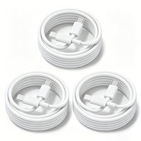 Kabel Data Pengisian Cepat 3A Inti Tembaga Berlapis Timah TPE 1.3m untuk iPhone 15 16 17 iPad Laptop Mobil Portabel PD60W Kabel USB Type-C PVC