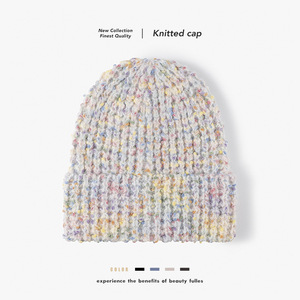 Bonnet de sport unisexe intelligent, design punk, noir, avec protection des oreilles, color block, véritable bonnet - Product Image 1