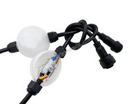 Lampe de fête foraine RGB programmable, lumière ponctuelle LED de 50 mm pour l'éclairage des parcs d'attractions