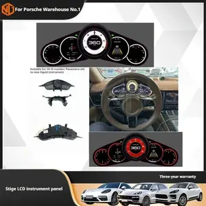 Nouveau cluster pour Panamera 2010-2016, tableau de bord LCD, <span class=keywords><strong>cockpit</strong></span> virtuel, compteur de vitesse, tableau de bord, accessoires de voiture Linux - Product Image 5