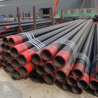 Casing Tubing OCTG Baja Karbon Tanpa Sambungan Berlapis Seng Tahan Api Premium dan Tahan Lama untuk Gudang Pengeboran Minyak Onshore/Offshore
