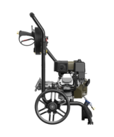 Nettoyeur haute pression à eau froide YSONIC 13HP 3400 PSI avec moteur à essence, pompe triplex et démarrage par lanceur métallique