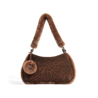Sacs à main pour femmes, motif léopard, style minimaliste vintage, en peluche, sacs pour filles, sacs de bienvenue 2026, sacs à main pour femmes pas chers, tendance, Guangzhou Trading