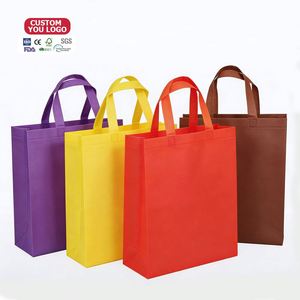 Sacs de courses en non-tissé laminé personnalisés, recyclables et réutilisables, prix de gros usine - Product Image 3
