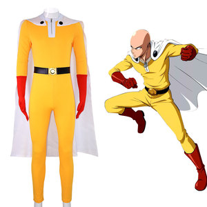 Combinaison de cosplay One <span class=keywords><strong>Punch</strong></span>-Man pour homme, costume d'anime <span class=keywords><strong>Saitama</strong></span> AOKG-141 - Product Image 2