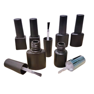 Venta caliente único <span class=keywords><strong>en</strong></span> stock personalizado mate negro blanco 10ml 12ml botella <span class=keywords><strong>de</strong></span> esmalte <span class=keywords><strong>de</strong></span> uñas <span class=keywords><strong>de</strong></span> plástico con tapa - Product Image 4