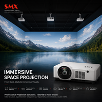 Projecteur laser à courte focale 6000 ANSI Lumen 4K portable, écran immersif de 300 pouces, jeu interactif en intérieur, mur vidéo 3D, mapping vidéo