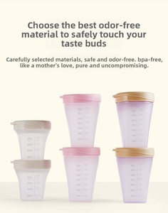 Juego de 4 Platos de Silicona para Bebés con Base Antideslizante y Fuerte Succión para Autoalimentación, Mayores de 3 Meses, Libres de BPA - Product Image 4