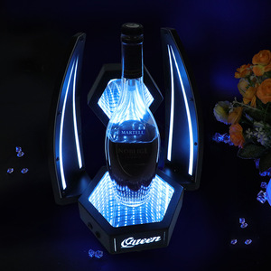 Wan Zhan Illuminated Wine Stand Led Lighting Desktop Modern Display <b>Rack</b> For <b>Bar</b> Ktv Decoration - Product Image 4