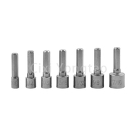 1/4 Trou de forage Outils À Main Hex Socket Magnétique Écrou Setter Tournevis Peu Adaptateur avec Sablage