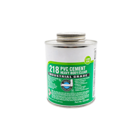 Pegamento de PVC Gris de Fijación Media, Cemento Solvente de PVC de Grado Industrial 118ml, Alta Resistencia a la Presión para Tuberías y Accesorios de UPVC