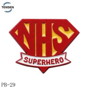 Runde Form Geprägtes Logo Etiketten stifte Herstellung Großhandel Zink legierung Gold Name Pin Button Badge - Product Image 4