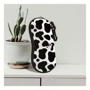 Fashion Cow Print Custom Design Waterproof Eyeglasses Pouch <b>Case</b> Portable Neoprene Sunglasses Pouch <b>Glasses</b> <b>Case</b> - Product Image 1
