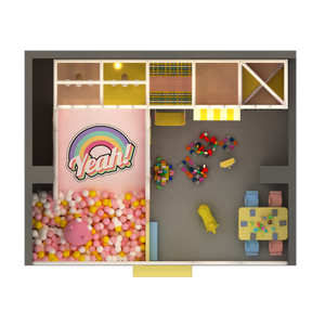 Modern Attractive Shopping Mall <b>Entertainment</b> Equipment Commercial Small Indoor Kids Playground - Product Image 3