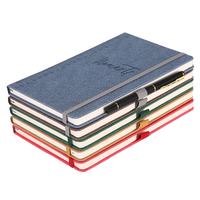 Carnet personnalisé en cuir A5 avec bande élastique, cahier personnalisé en papier agenda en cuir 2017