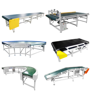 Hongrui màu xanh lá cây PVC phẳng vành đai băng tải cho lắp ráp Công nghiệp sản xuất băng tải hệ thống - Product Image 1