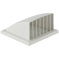 Diffuseurs d'air plats décoratifs en plastique pour système CVC, 2 coniques, pour ventilateur extracteur d'air