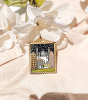Épinglette en métal émaillé islamique Taraweeh Nights Pin Mosquée, design gratuit, cadeaux de l'Aïd