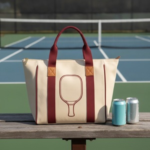 Bolsa Térmica para Cancha de Pickleball Heritage Canvas, Bolsa Térmica Deportiva de Tenis Personalizada con Logotipo, Venta al Por Mayor - Product Image 3