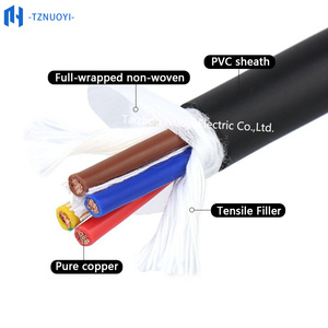 Câble de chaîne porte-câbles TRVV résistant à l'huile, haute flexibilité, multiconducteurs, <span class=keywords><strong>gaine</strong></span> PVC/PUR, IP65, pour robots, machines CNC et équipements électriques - Product Image 3