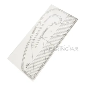 3MM Thick Acrylic Kearing Pattern Master Seam Allowance Ruler for Designers Tailoring # PM6511