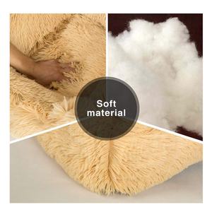 Köpek araba koltuğu sıcak peluş hayvan yükseltici koltuk seyahat köpek araba yatağı depolama cebi ile ve klipsli güvenlik tasma, yumuşak peluş köpek yatağı - Product Image 3