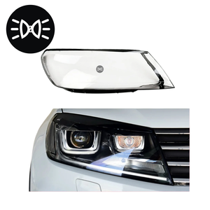 ZWNEJIN per Volkswagen VW <span class=keywords><strong>Touareg</strong></span> 2016 2017 <span class=keywords><strong>2018</strong></span> Copertura Faro Trasparente in Plexiglass Sostituzione Lente Originale - Product Image 5