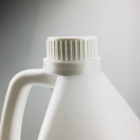 Conteneur rechargeable en plastique, 1 Litre, 2 litres, 2,5 l, 4l, bouteille blanche pour shampoing, avec capacité de 200 ml