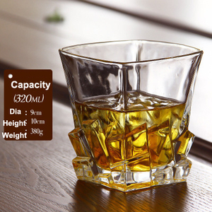 Vendita calda varie forme <span class=keywords><strong>bicchiere</strong></span> da whisky in cristallo trasparente - Product Image 5