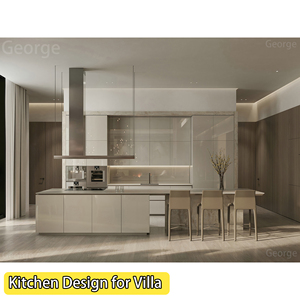 Chuyên nghiệp một cửa sang trọng thân thiện với môi trường hiện đại toàn bộ ngôi nhà 3D Rendering thiết kế nội thất cho biệt thự sang trọng - Product Image 4