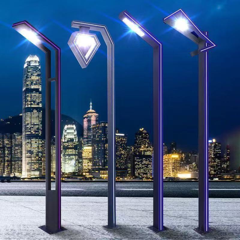 Energy Saving Modern Outdoor LED Post Light Corrosion Proof Aluminum Garden Path Lamp for Park Yard Villa Walkway