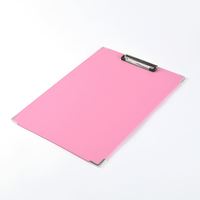 Porte-documents de mode en plastique avec planche d'écriture et presse-papiers pour étudiant, personnalisable